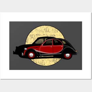 Classic cute and practical french car Posters and Art